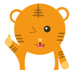 [LINEスタンプ] Bengal Tiger