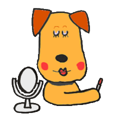 [LINEスタンプ] エアデールテリアのピッピ2