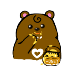 [LINEスタンプ] bell is Bear