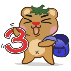 [LINEスタンプ] Tomato Bear Daily Part 3