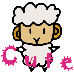 [LINEスタンプ] Tienhsi has a sheep family！！！