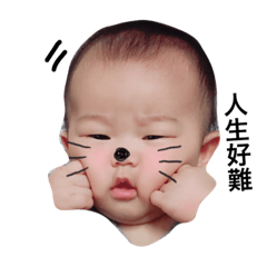 [LINEスタンプ] Net beauty baby life