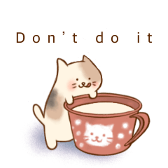 [LINEスタンプ] Cute Chubby cat for winter