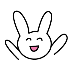 [LINEスタンプ] ゆるゆるふわふわウサギ