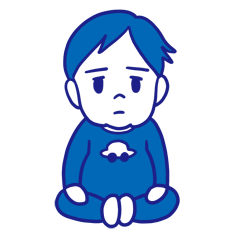 [LINEスタンプ] tired baby