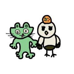 [LINEスタンプ] ねこどり