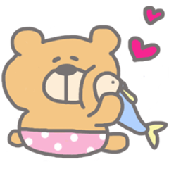 [LINEスタンプ] Fish ＆ Bear