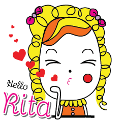 [LINEスタンプ] Chibi Rita.の画像（メイン）