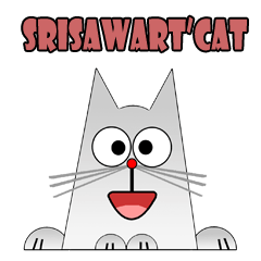 [LINEスタンプ] Srisawart'CATの画像（メイン）