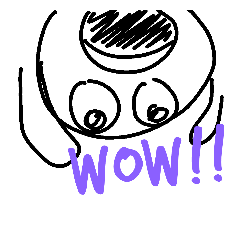 [LINEスタンプ] Wow ooの画像（メイン）