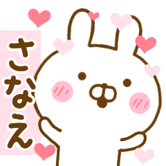 [LINEスタンプ] 好きすぎる❤さなえ❤に送るスタンプの画像（メイン）