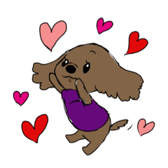 [LINEスタンプ] トイプードルLOVE