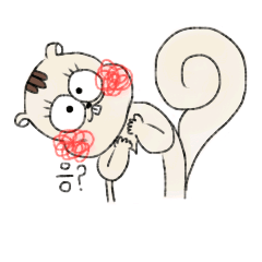 [LINEスタンプ] Squirrel_JjikJjikの画像（メイン）