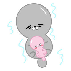 [LINEスタンプ] sea otter's parenting Diary