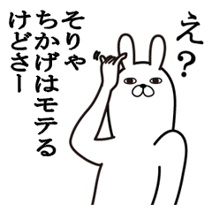 [LINEスタンプ] ちかげが使う面白名前スタンプ