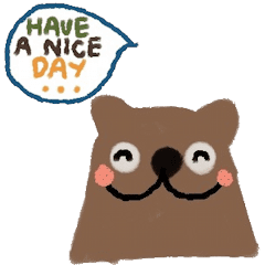 [LINEスタンプ] Bear always love you.