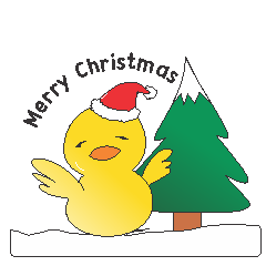 [LINEスタンプ] Ducky Christmas