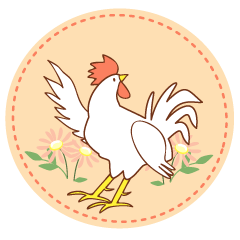 [LINEスタンプ] 鶏の挨拶スタンプの画像（メイン）