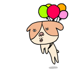 [LINEスタンプ] りゅうのす犬