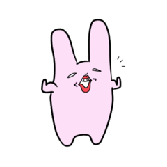 [LINEスタンプ] ぶちゃウサギ