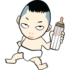 [LINEスタンプ] baby Ping Ping