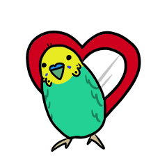 [LINEスタンプ] インコのコマちゃん