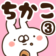 [LINEスタンプ] 【ちかこ】専用3の画像（メイン）