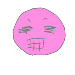 [LINEスタンプ] まるいぴんくの気持ち
