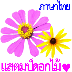 kikimama Flower Stickerタイ語版
