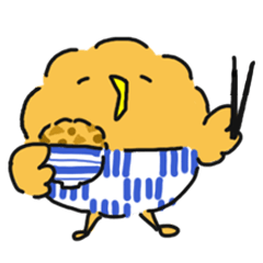 [LINEスタンプ] とりめしくん