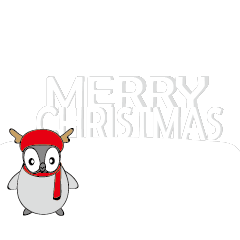 [LINEスタンプ] The little penguin (Christmas day)