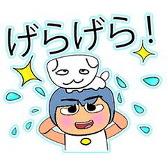 [LINEスタンプ] Kapi and dog.11