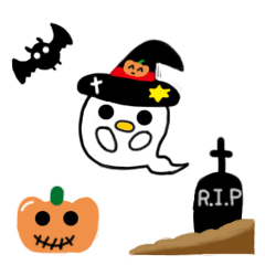 [LINEスタンプ] Ah-Ghost Family