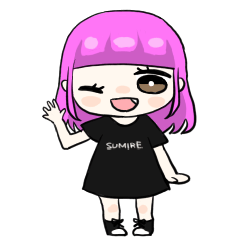 [LINEスタンプ] 未来の歌姫すみれのすたんぷ