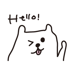 [LINEスタンプ] ゆるまめしろくま