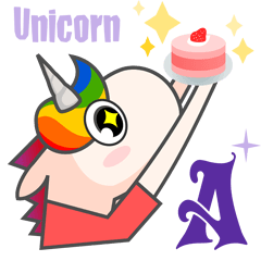 [LINEスタンプ] Unicorn A