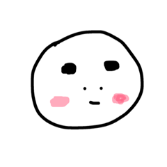 [LINEスタンプ] Q head man