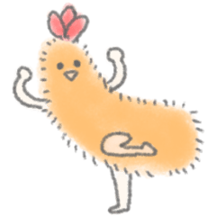 [LINEスタンプ] えびふらちゃん