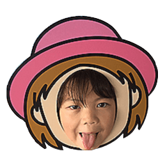 [LINEスタンプ] ナナちゃんの写真でごあいさつ