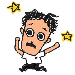 [LINEスタンプ] ひげのあいつ