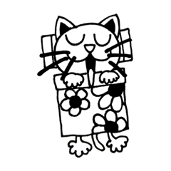 [LINEスタンプ] ガチネコ