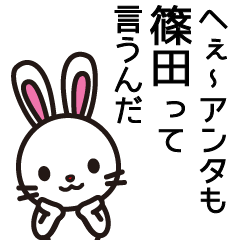 [LINEスタンプ] 篠田さんと篠田さんの友達専用の画像（メイン）