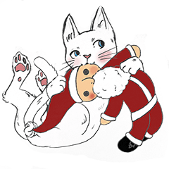 [LINEスタンプ] Christy the Christmas Cat