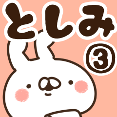 [LINEスタンプ] 【としみ】専用3の画像（メイン）