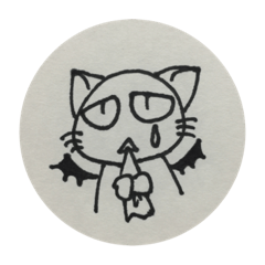 [LINEスタンプ] devil  cat