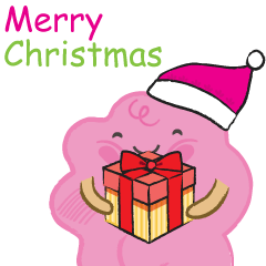 [LINEスタンプ] Little Candy Floss enjoy Christmas