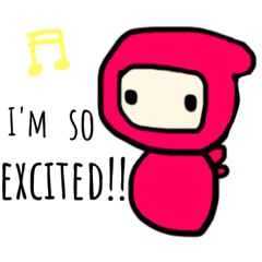 [LINEスタンプ] ninja_english2