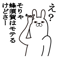 [LINEスタンプ] 蜂須賀が使う面白名前スタンプ