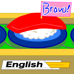 [LINEスタンプ] Sushi Bravo！ <English Ver.>の画像（メイン）