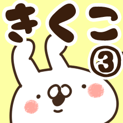 [LINEスタンプ] 【きくこ】専用3